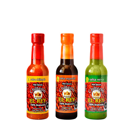 3 Salsas de Chiltepin