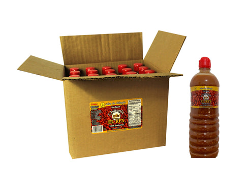 Caja Litro Salsa Chiltepín El Rey